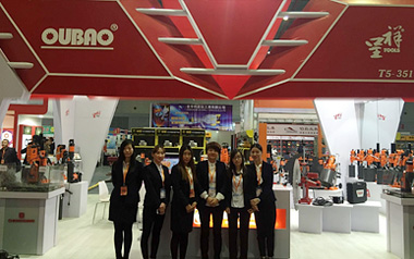 參加上海五金展會，展位號T5